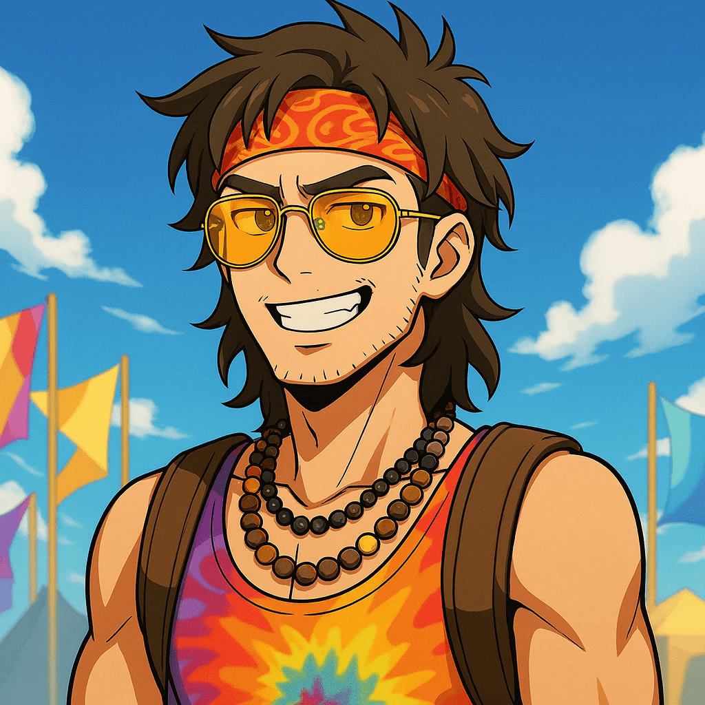 Burning man guy
